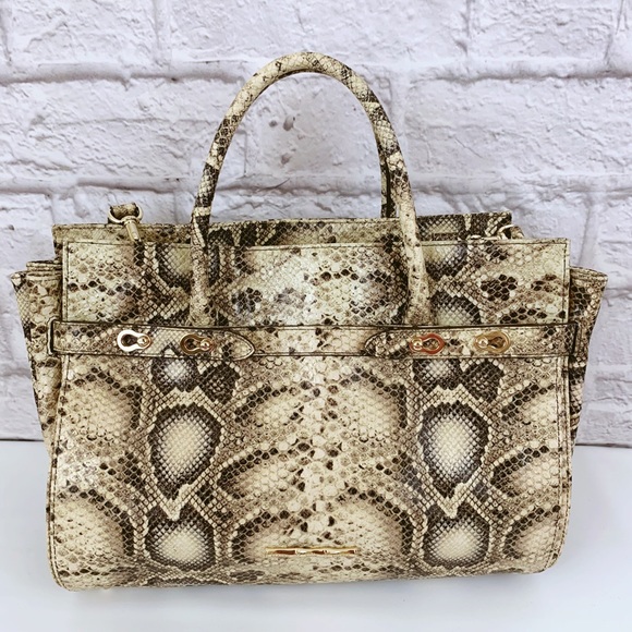 Elaine Turner Handbags - NWOT Elaine Turner Leather Python Bag